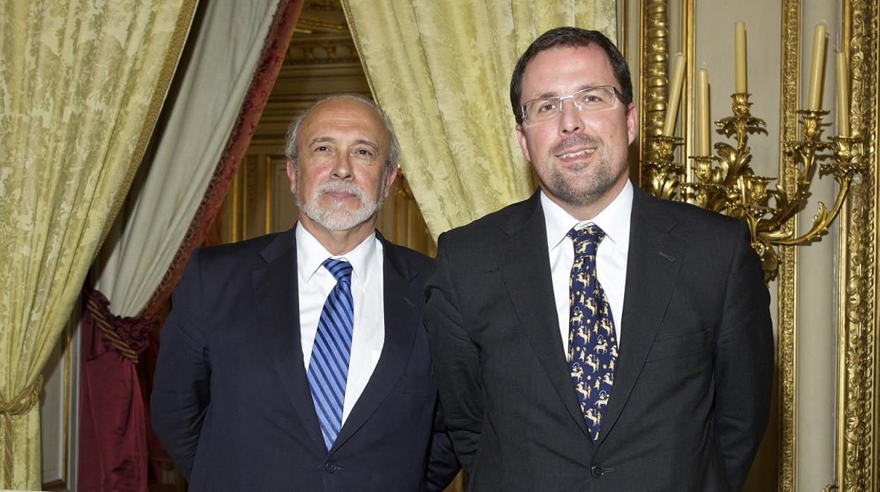 Juan Ramón Durán, director general de Sercobe, y Raúl Blanco Díaz, secretario general de Industria y Pymes
