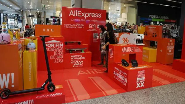 El Corte Inglés y la china AliExpress acuerdan abrir una tienda temporal en Madrid