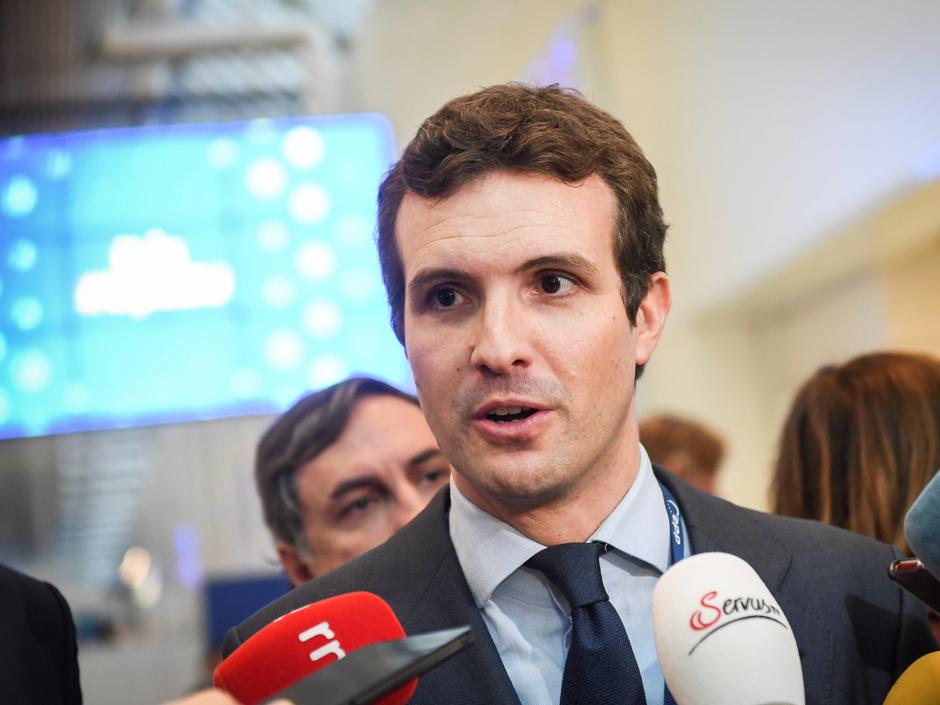 Pablo Casado, presidente del PP