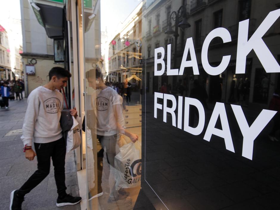 Un comercio de Córdoba, durante el Black Friday de 2017