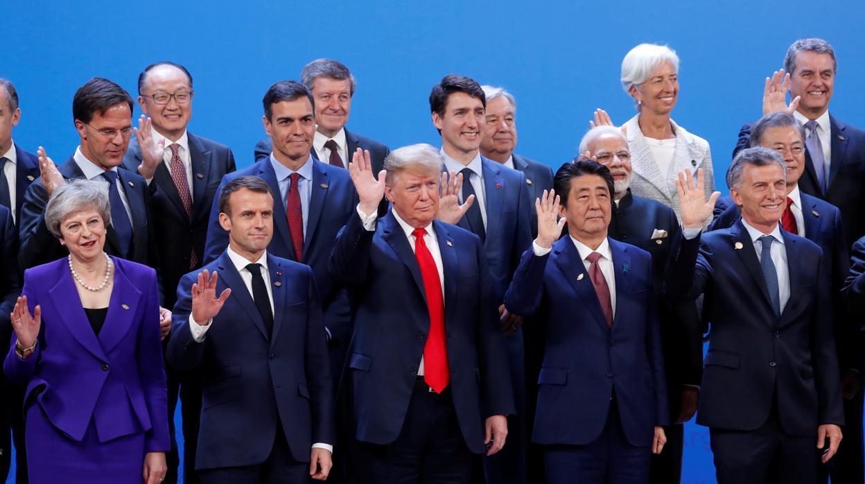 Los principales líderes mundiales durante la cumbre del G-20 en Buenos Aires