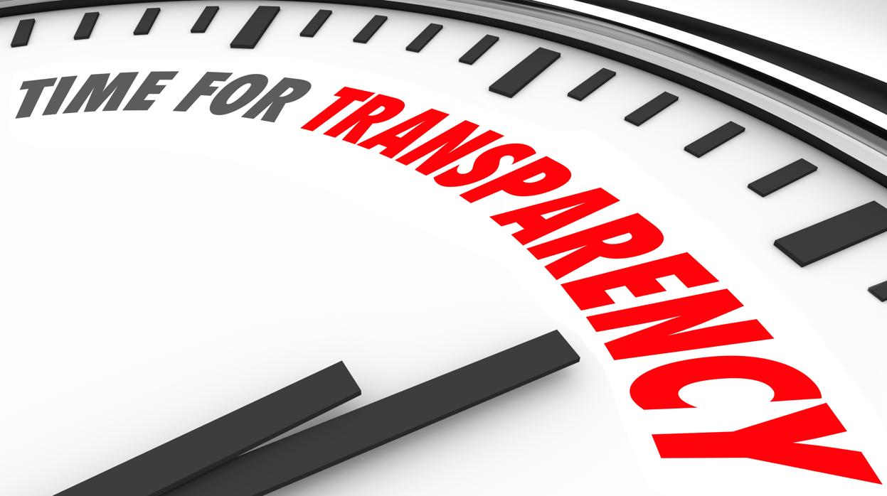 La transparencia debe ser una prioridad