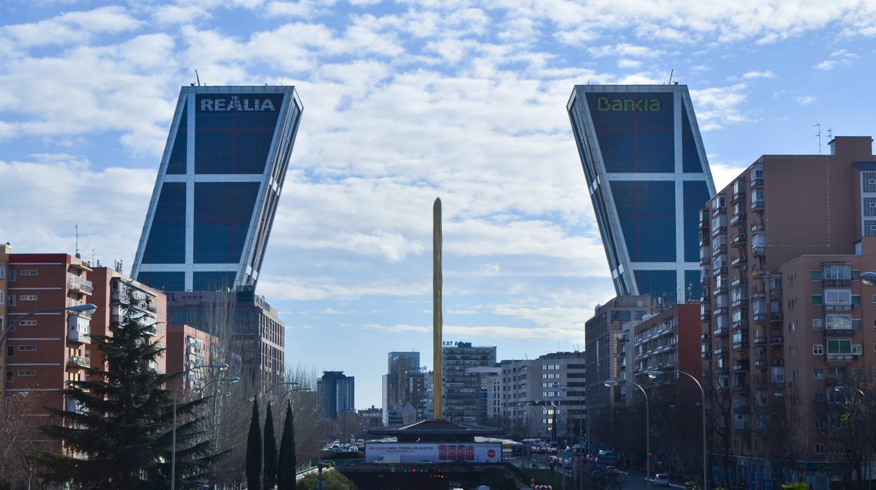 Imagen de Plaza Castilla, en el Paseo de la Castellana