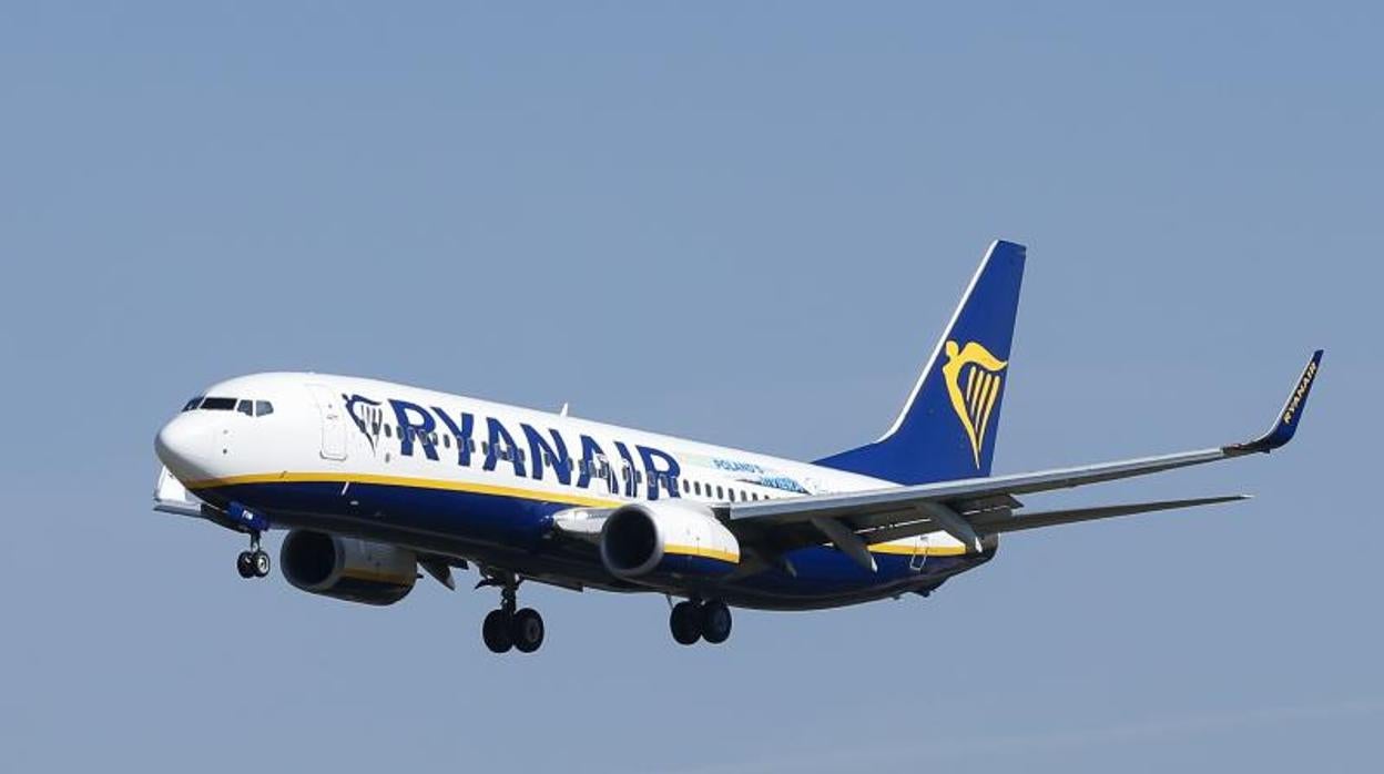 Avión de Ryanair