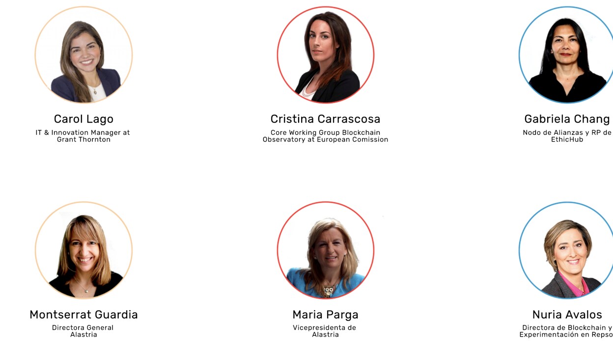 Seis lideresas de la innovación en España abordan el
potencial del blockchain para transformar la economía y la sociedad