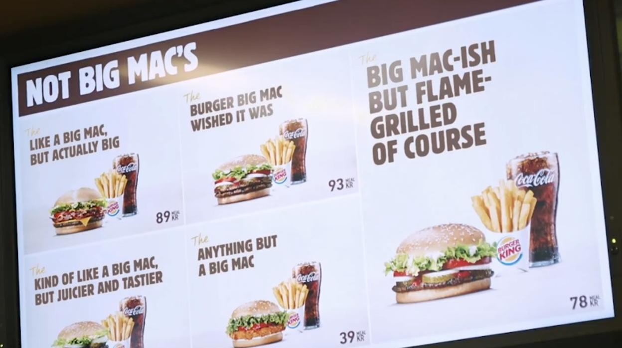 Burger King se burla del icónico «Big Mac» con una provocadora campaña