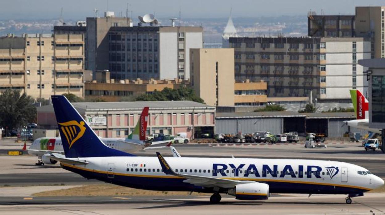 Avión de Ryanair