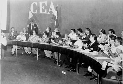 Primera asamblea de la CEA celebrada en Torremolinos en 1979