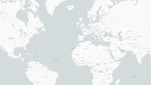 Todas las ciudades del mundo al alcance de un vuelo sin escalas desde Madrid-Barajas