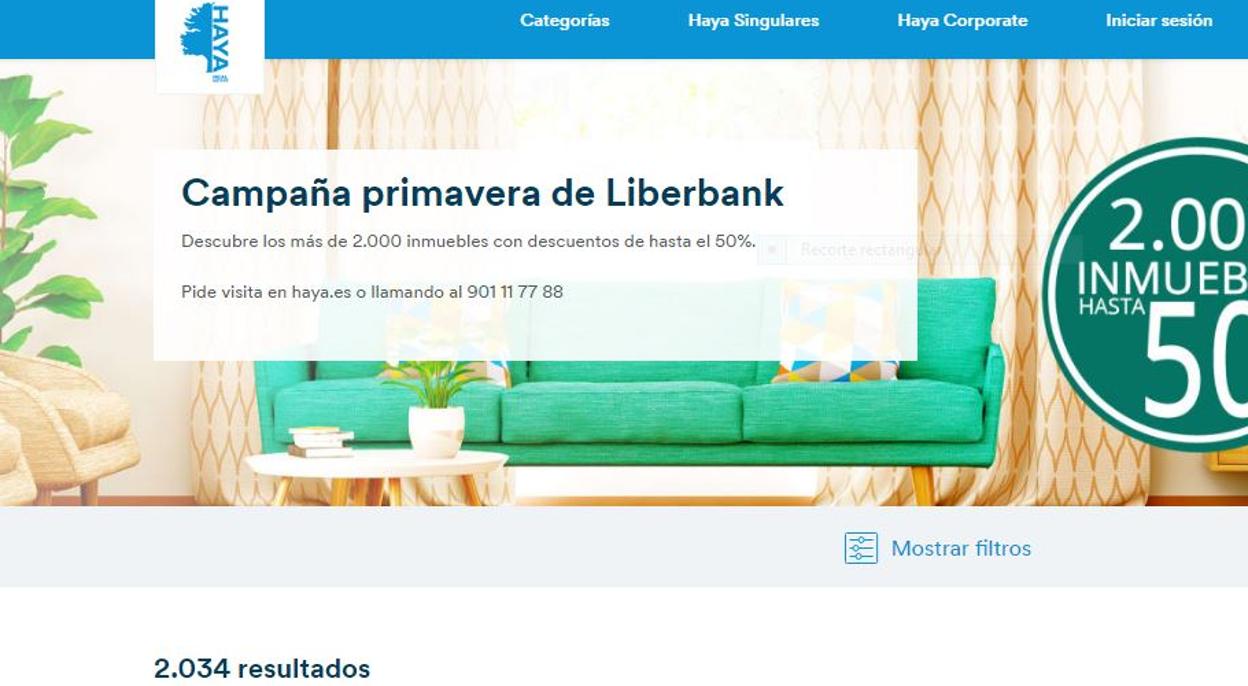 Página web de Liberbank