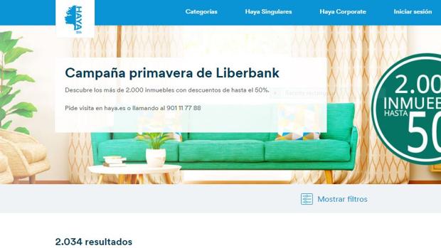 Liberbank saca a la venta 750 viviendas con descuentos de hasta el 50%
