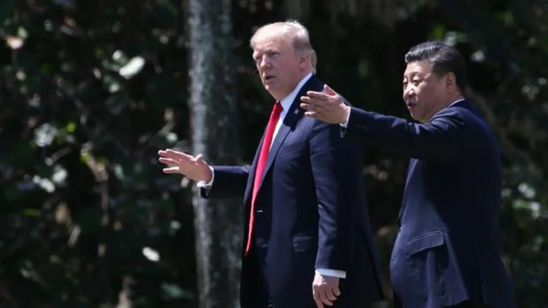 Trump y Xi Jinping durante uno de sus primeros encuentros