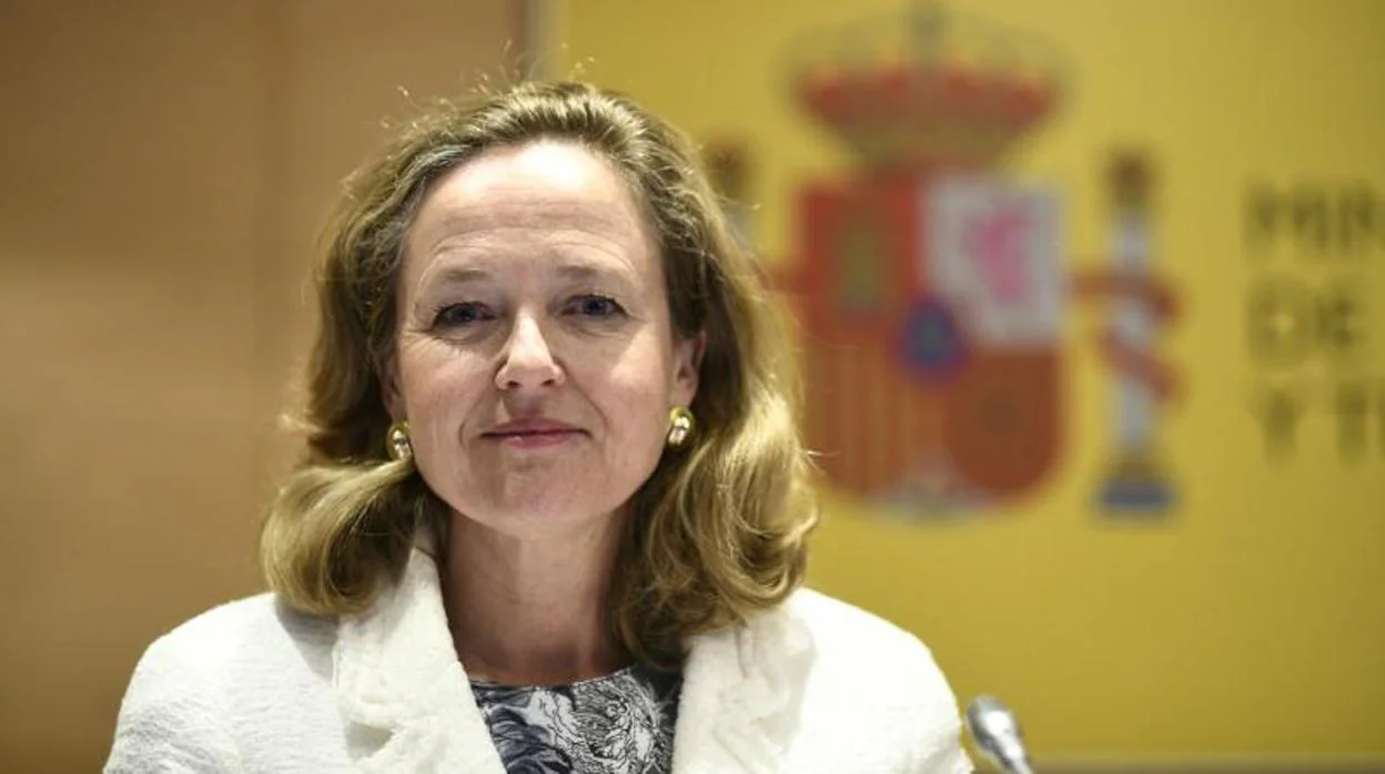 La ministra de Economía en funciones, Nadia Calviño