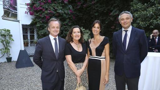 Fernando Murube, Ada Bernal, Zoila Borrego y Alberto García Reyes