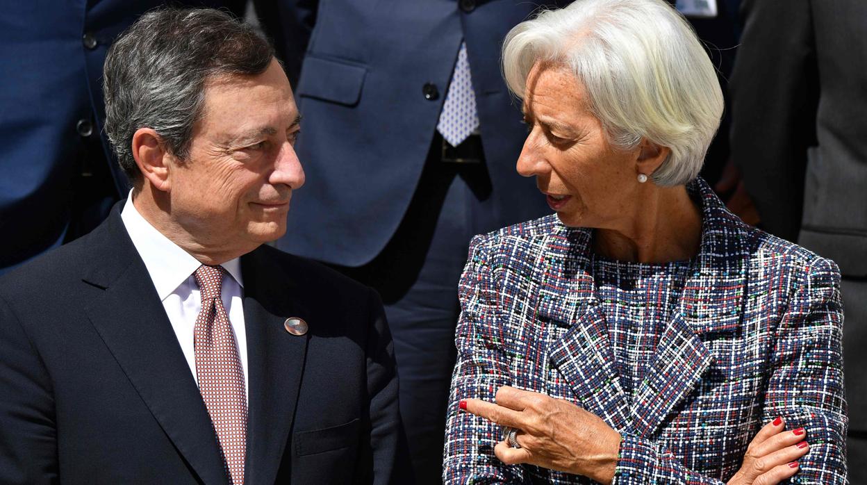 Mario Draghi y Christine Lagarde, presente y futuro del BCE