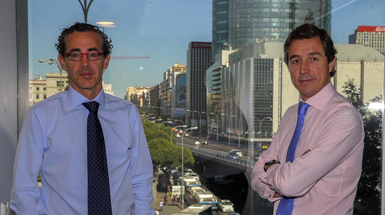 En la foto, Álvaro Guzmán y Fernando Bernad, cofundadores de Azvalor junto con Beltrán Parages y Sergio Fernández Pacheco