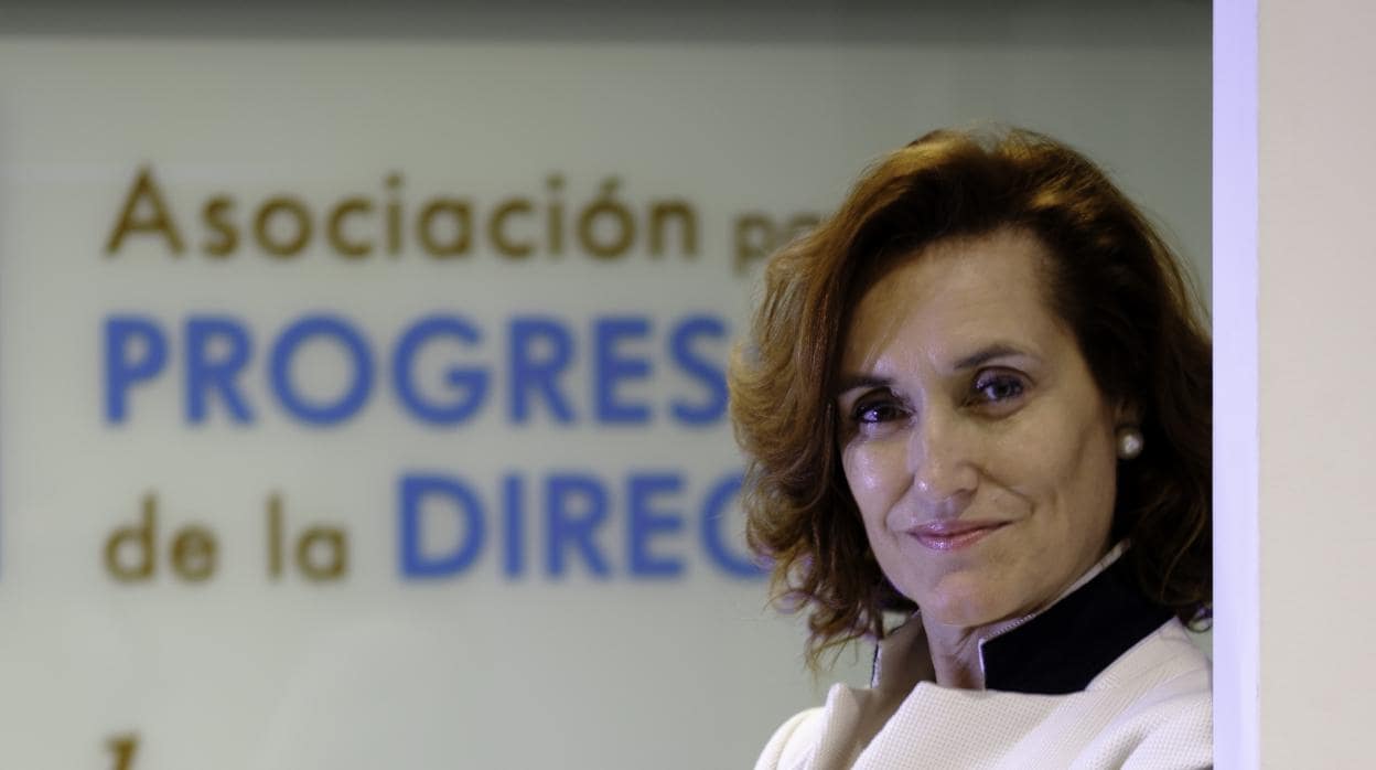 Laura González-Molero, nueva presidente de la APD, posa para ABC