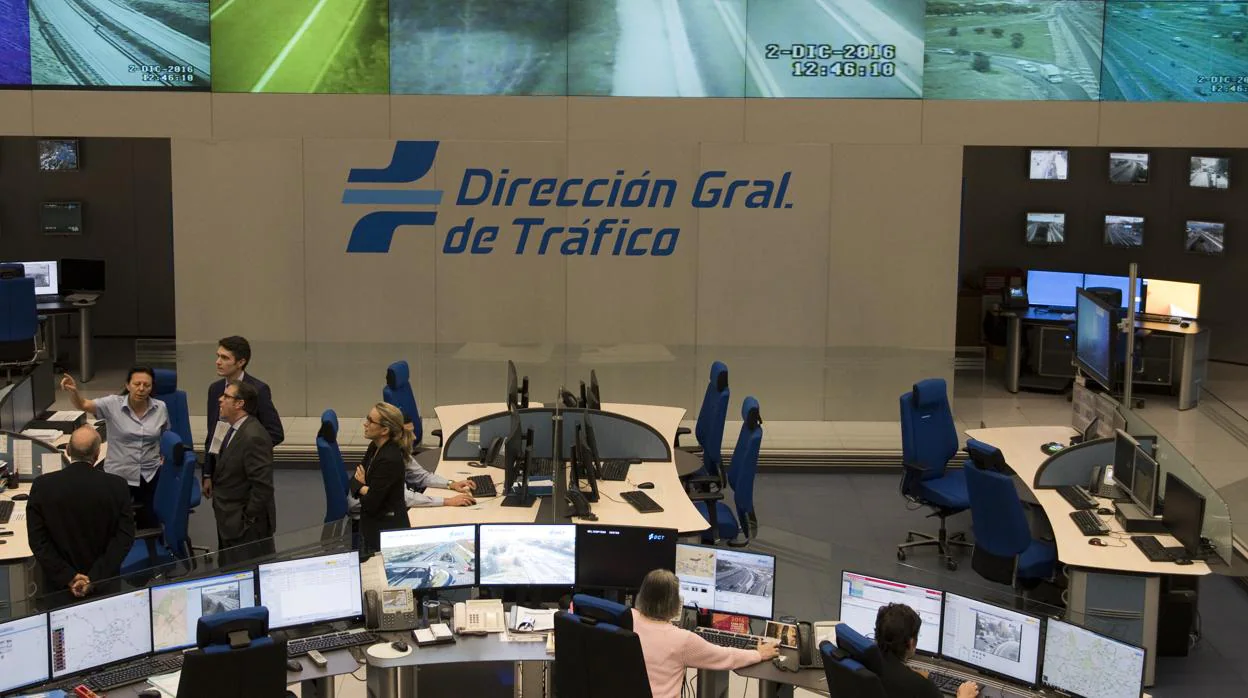 Centro de Gestión de la Dirección General de Tráfico en Madrid