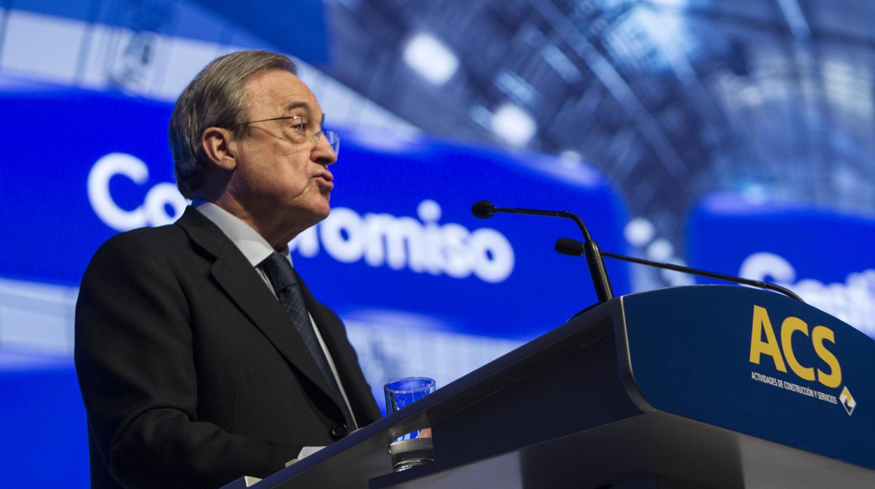 Florentino Pérez, presidente de ACS