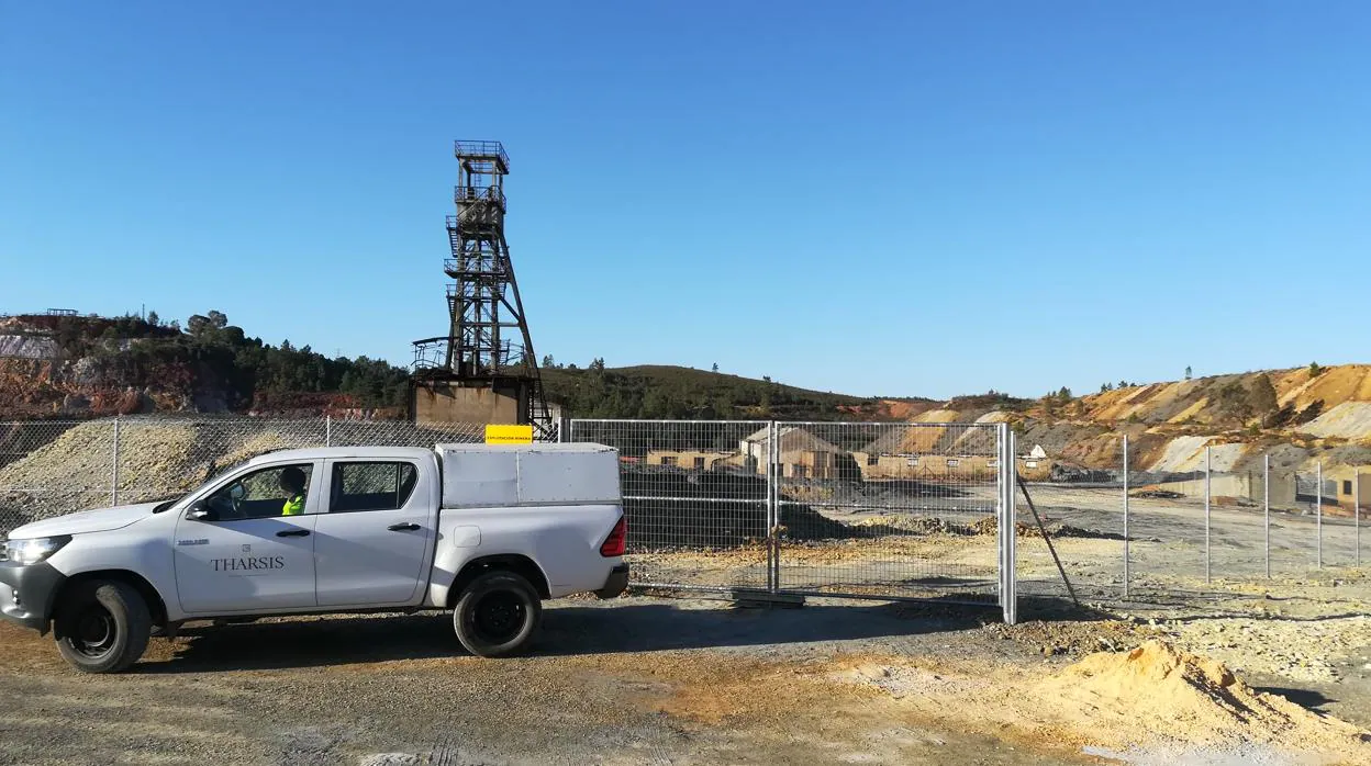 Vallado de la mina de SanTelmo, en Cortegana