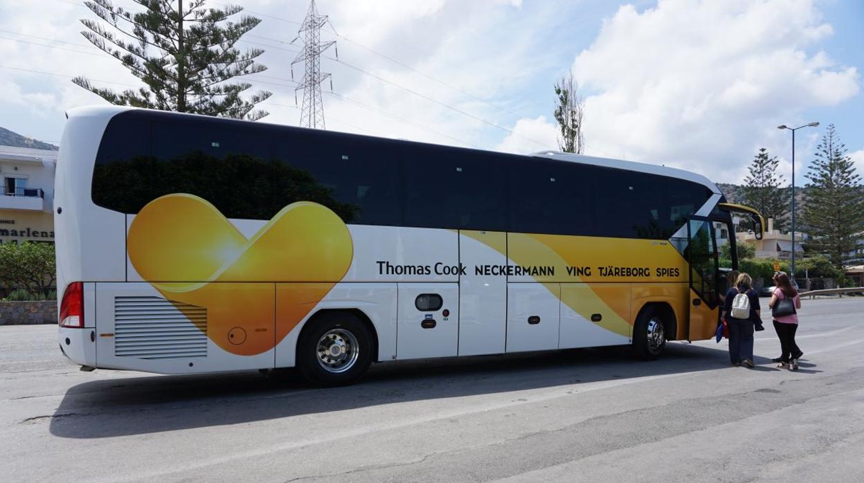 Un autobús que prestaba servicio al touroperador británico