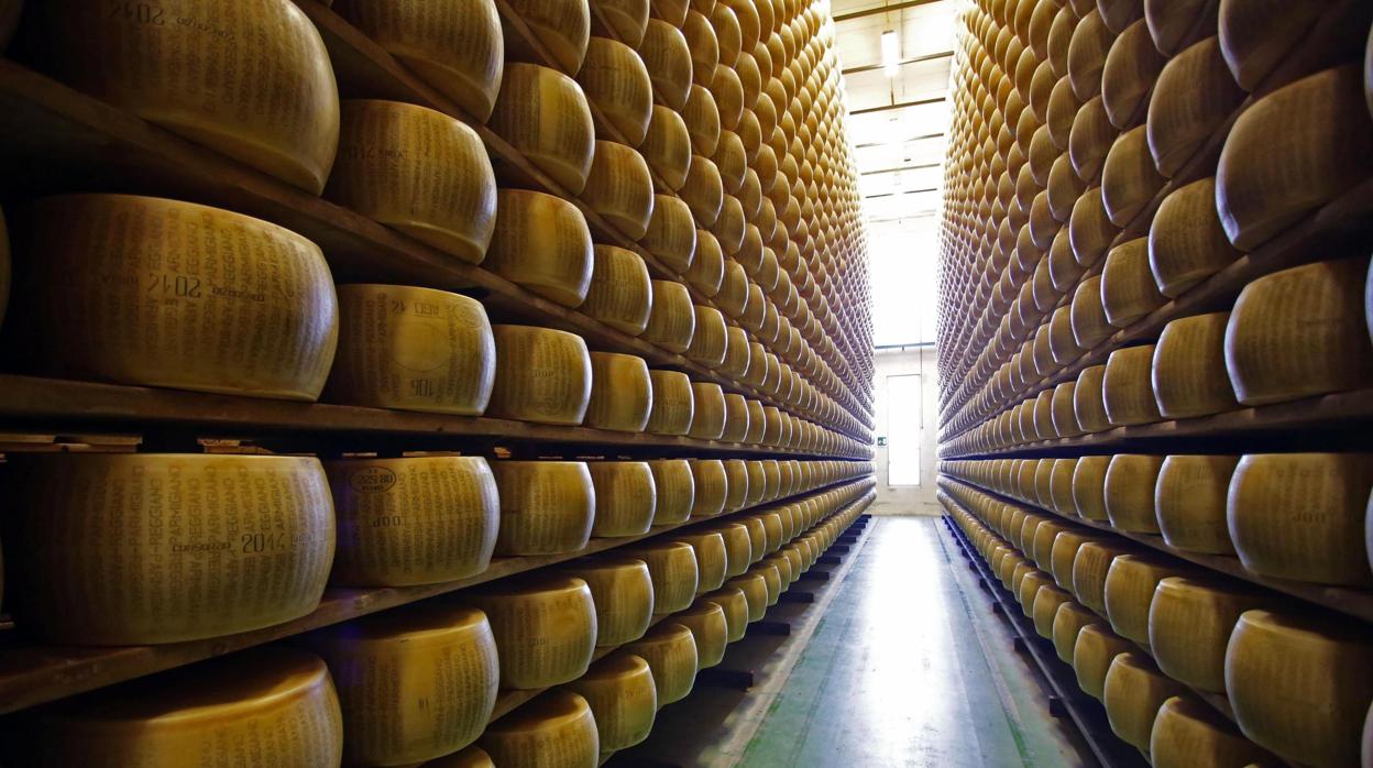 Los aranceles de Trump golpean al queso parmigiano, el rey de los quesos italianos