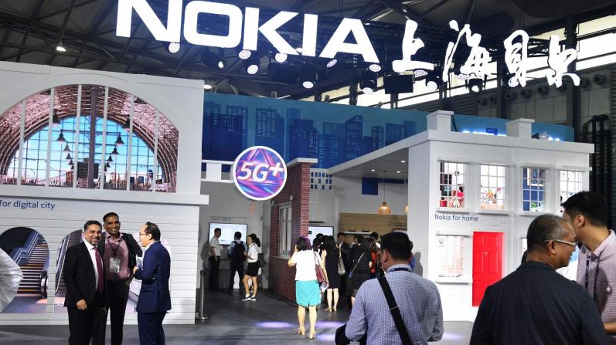 Stand de Nokia en el Mobile World Conference de Shanghai