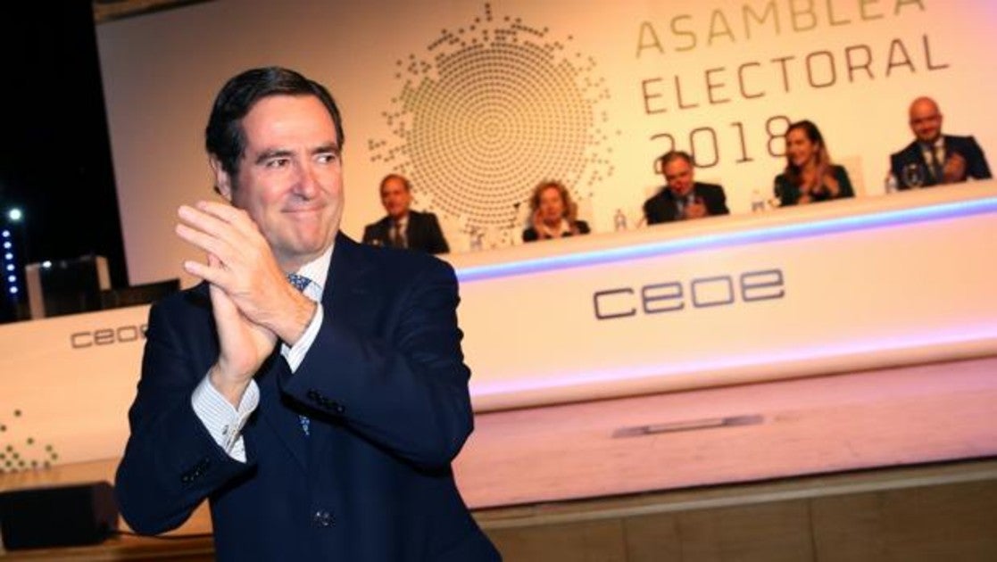 Antonio Garamendi, presidente de la CEOE