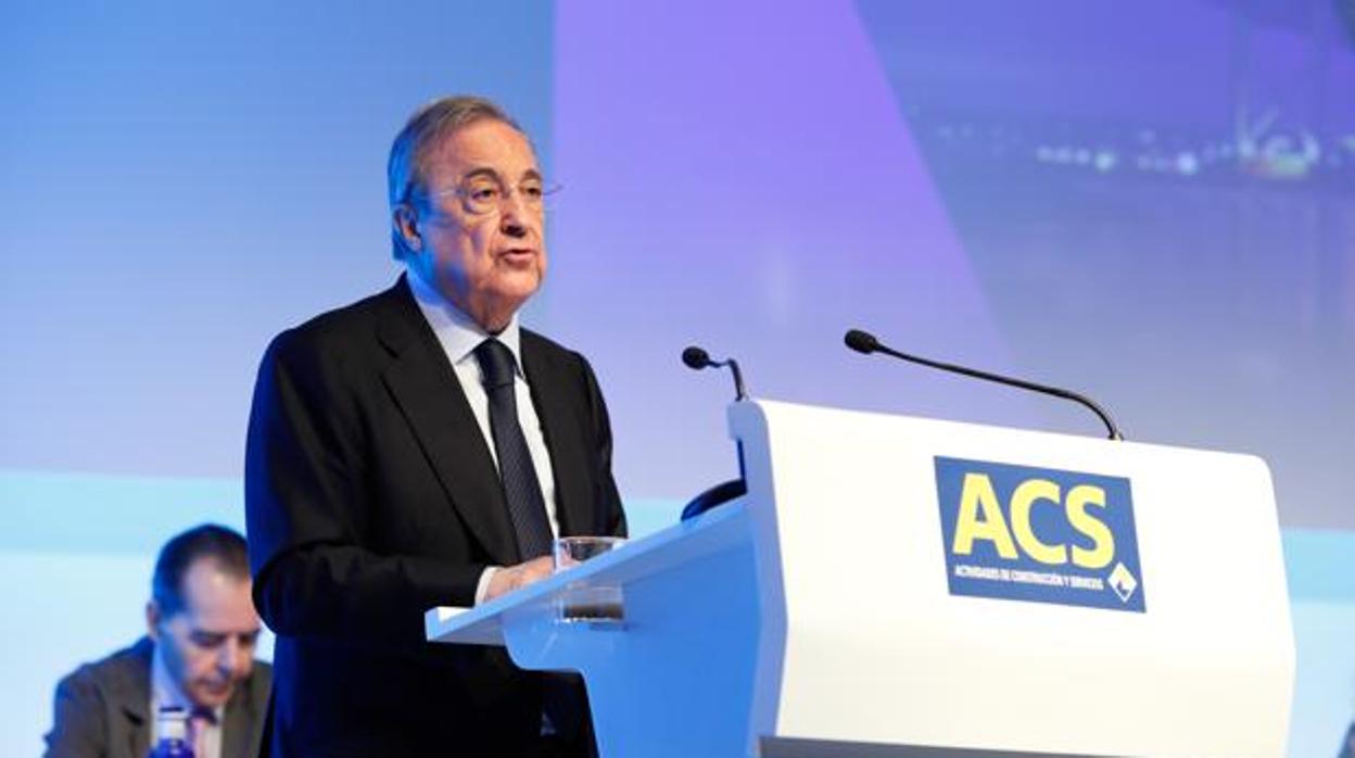 El presidente de ACS, Florentino Pérez