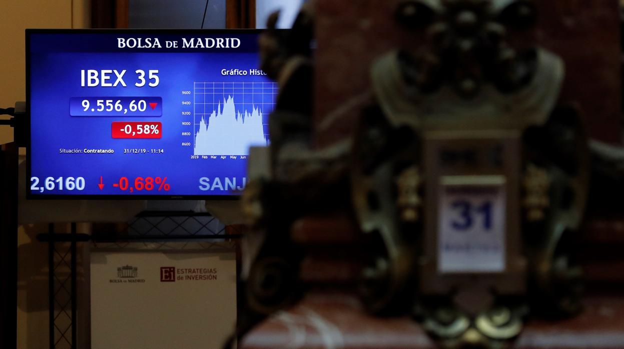 Imagen de la Bolsa de Madrid hoy