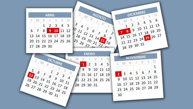 Consulta el calendario laboral y todos los festivos de 2020