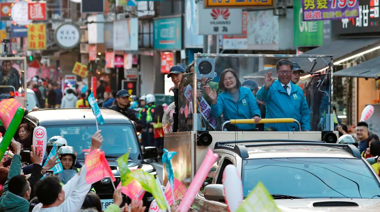 Taiwán celebró ayer sus séptimas elecciones libres desde el año 1996, bajo la sombra de las protestas también en Hong Kong