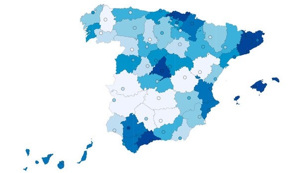 Madrid y Barcelona tienen los alquileres más «inaccesibles»; Teruel y Lugo los más baratos