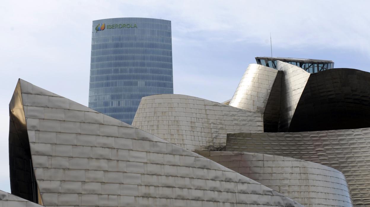 Vista de la torre Iberdrola en Bilbao