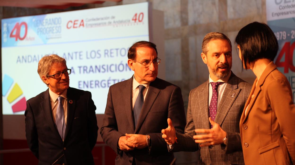 Manuel Bellido, Javier González de Lara, Juan Bravo y Raquel Vallejo