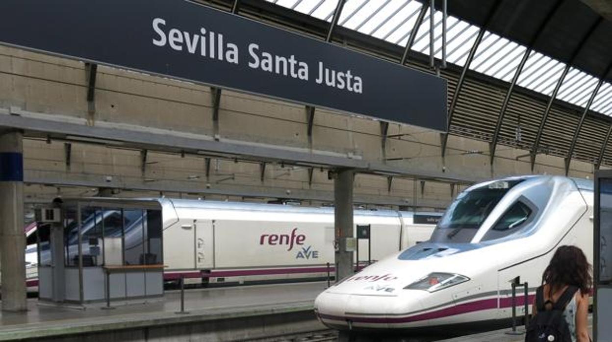 Estación de Santa Justa, en Sevilla