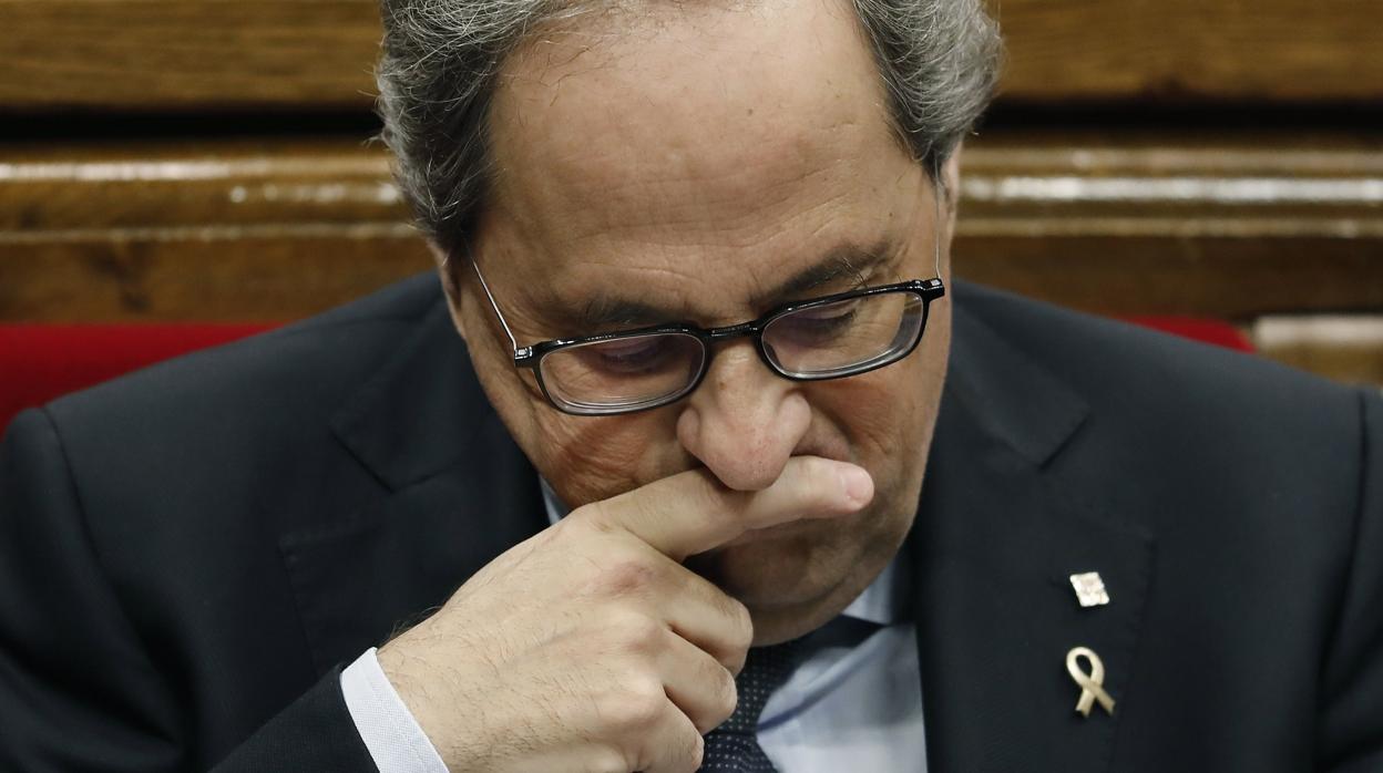 El presidente de la Generalitat, Quim Torra