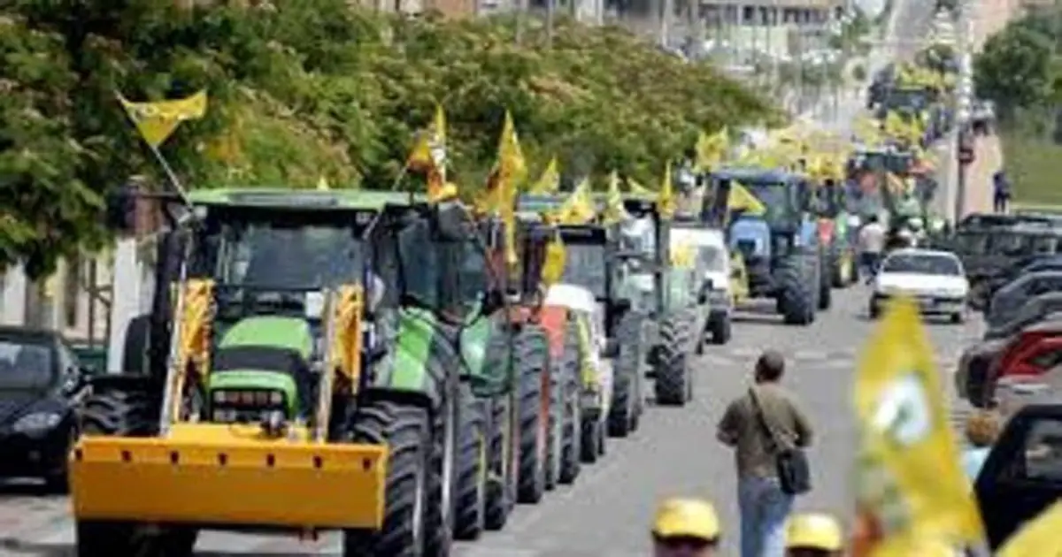 Protestas de los trabajadores del campo en Granada