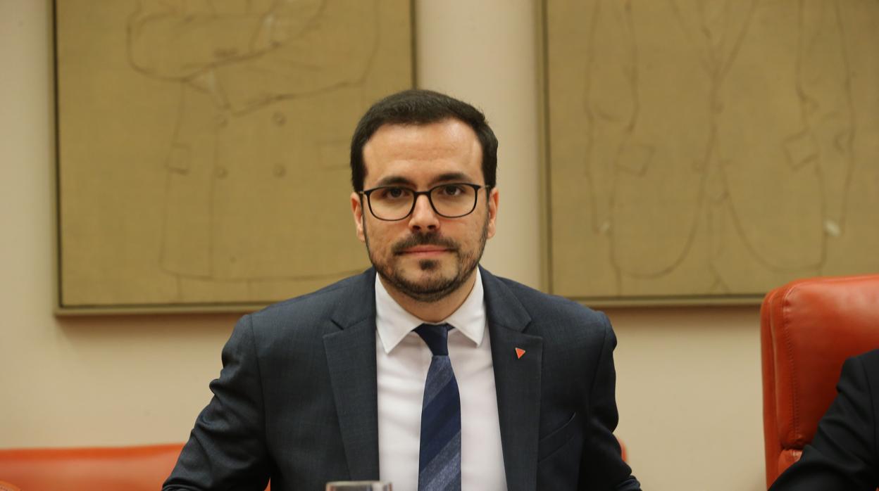 Ministro de consumo, Alberto Garzón, en la comision de Sanidad y Consumo