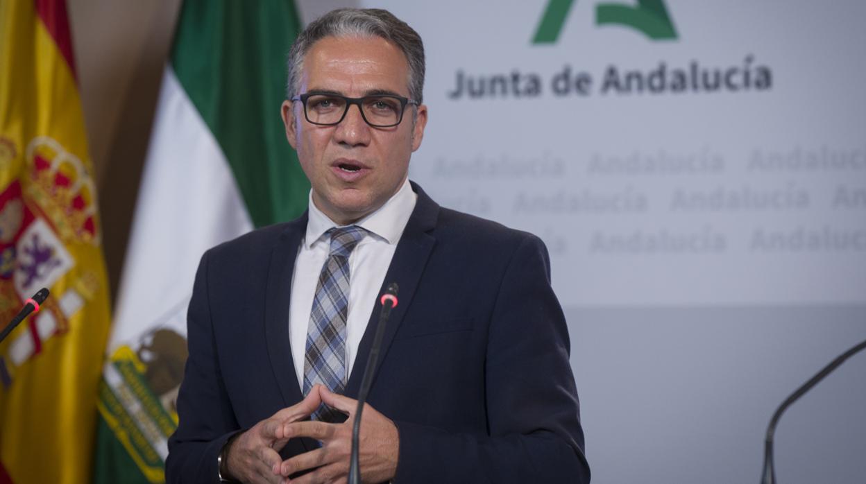 El portavoz del Gobierno andaluz, Elías Bendodo