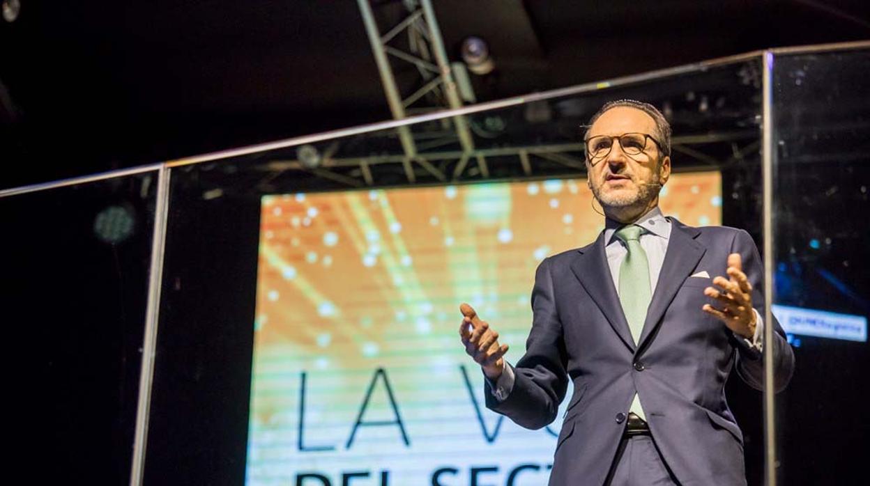 Francisco Aranda, presidente de la patronal UNO, hoy