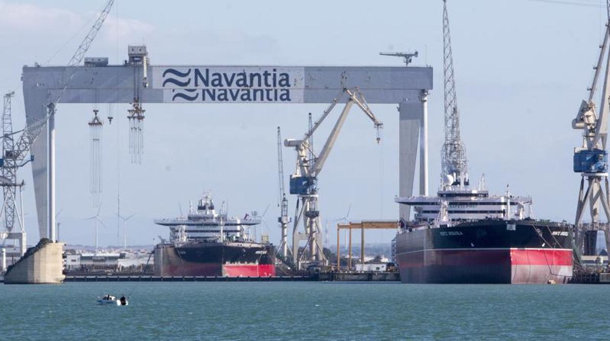 Astilleros de Navantia en Ferrol.