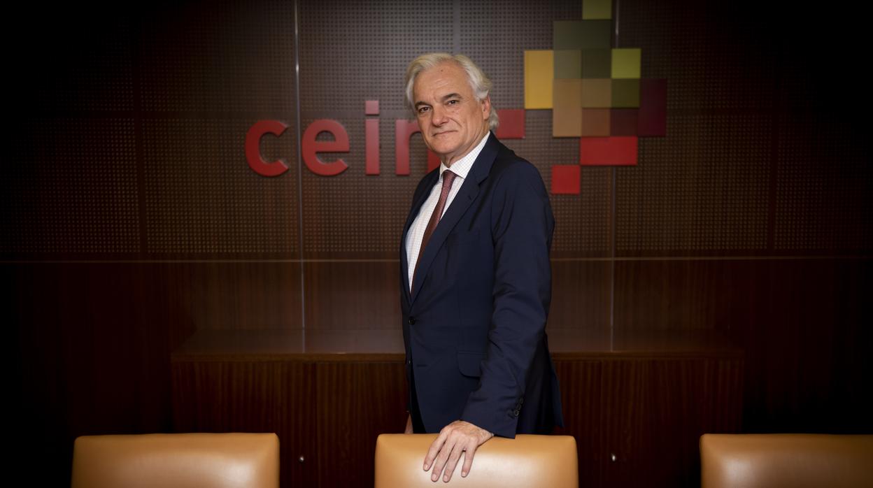 Miguel Garrido, presidente de los empresarios madrileños (CEIM).