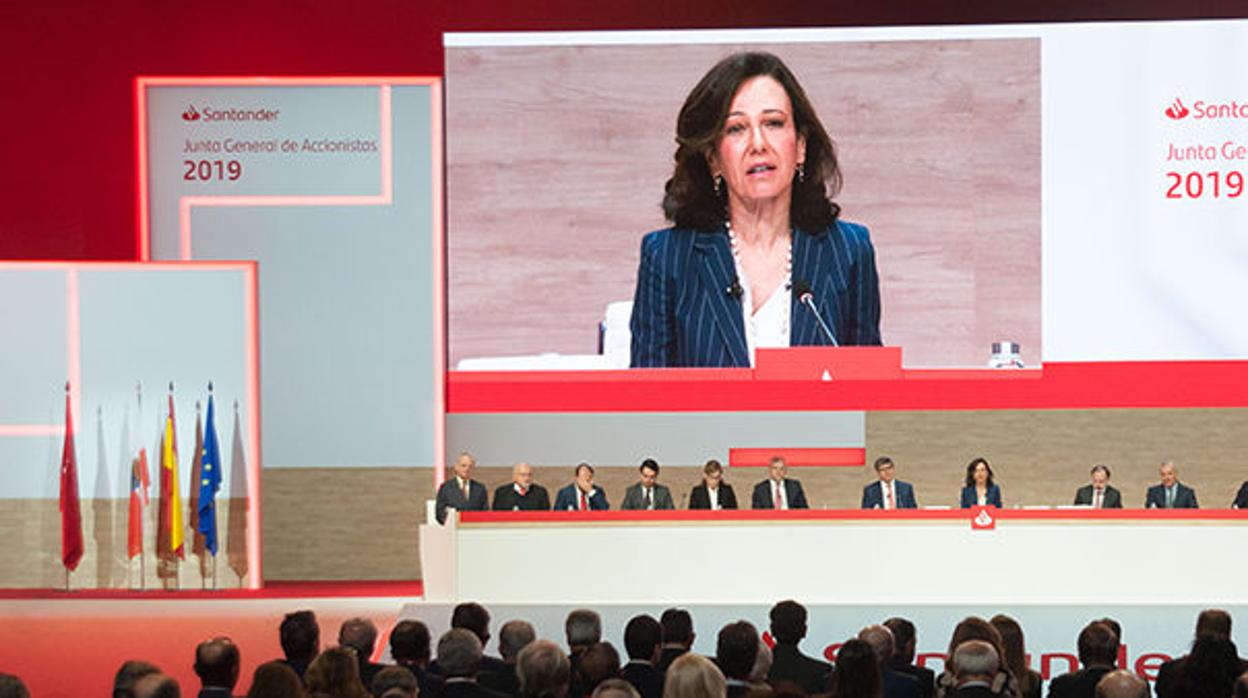 junta de accionistas de Banco Santander