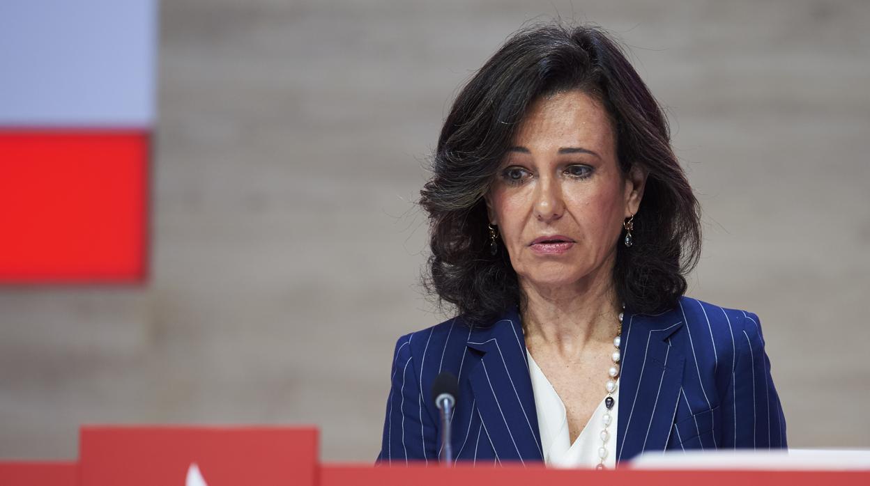 La presidenta del Santander, Ana Botín