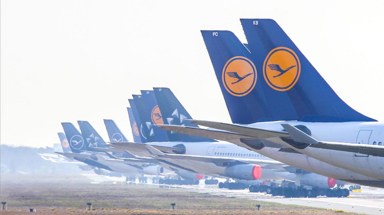 Lufthansa pierde un millón de euros por hora