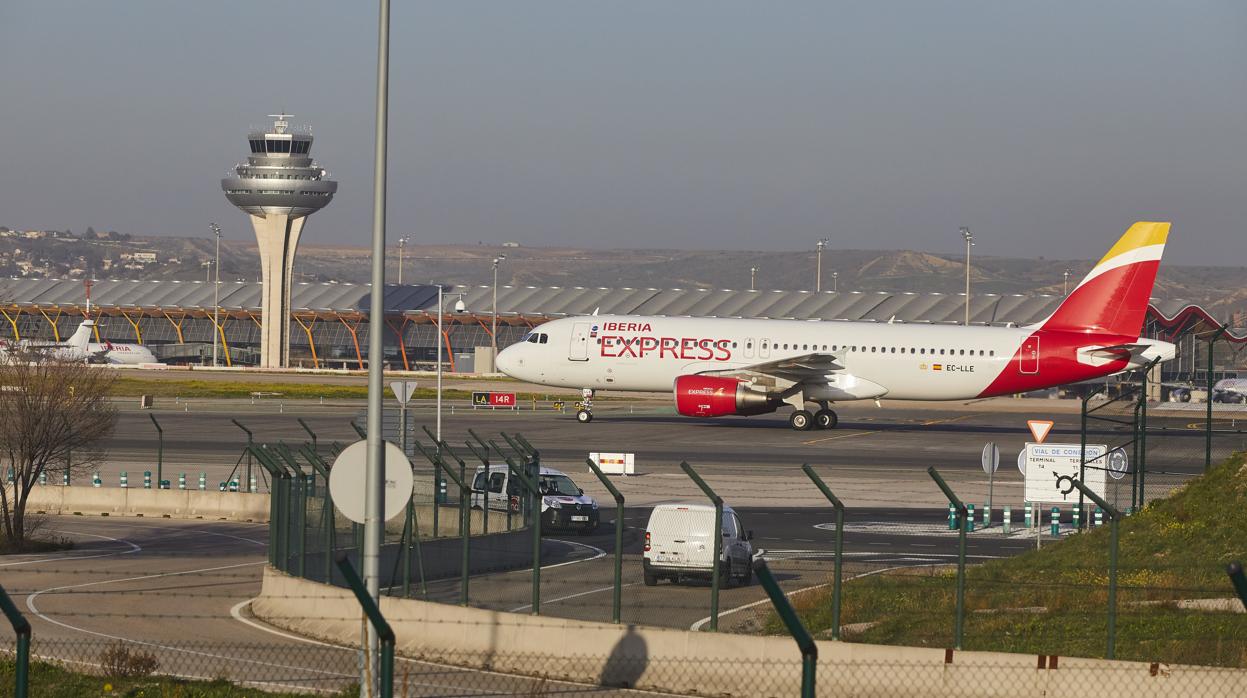 Vista del aeropuerto de Madrid