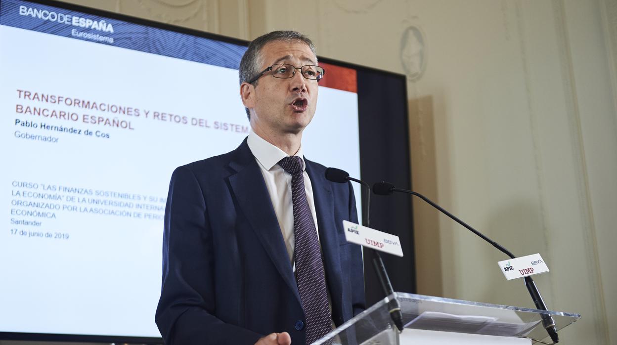 Pablo Hernández de Cos, gobernador del Banco de España/ La Comisión Europea presenta su plan de recuperación