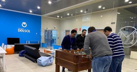 Interior de las oficinas de Software Delsol
