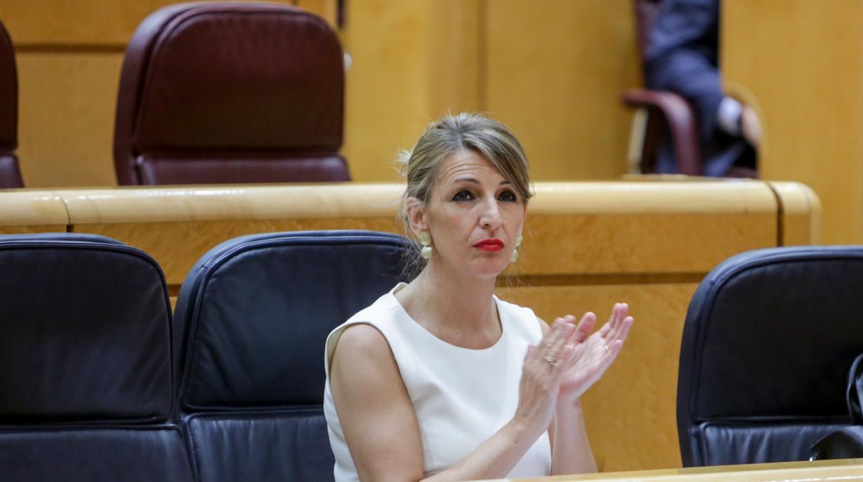 Los ministros de Seguridad Social y Trabajo, José Luis Escrivá y Yolanda Díaz/ 255.000 personas recibirán su primer Ingreso Mínimo Vital el próximo 26 de junio